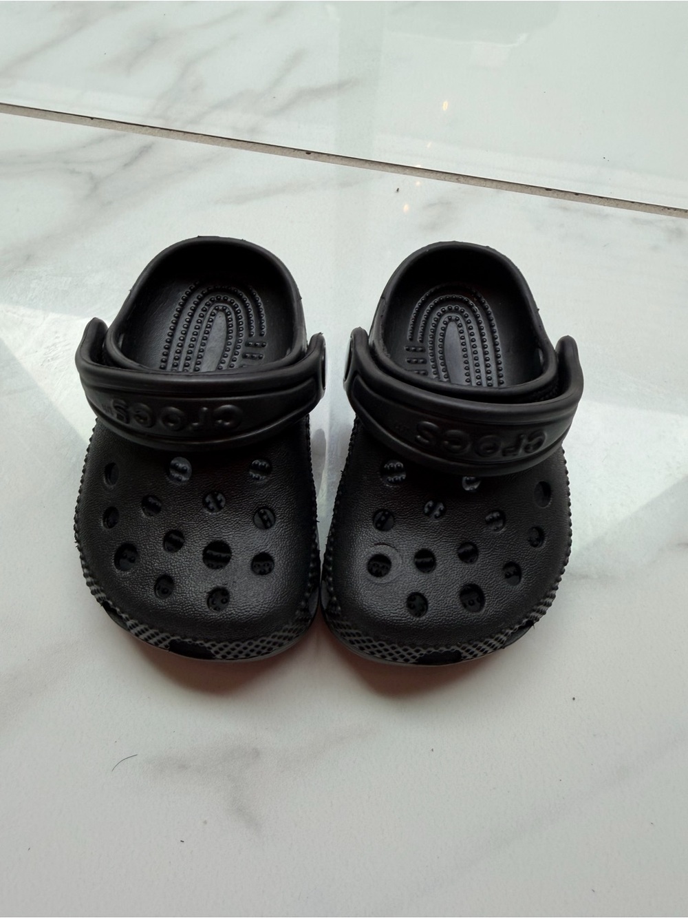 Kids Black Crocs Sandals - Classic Comfort